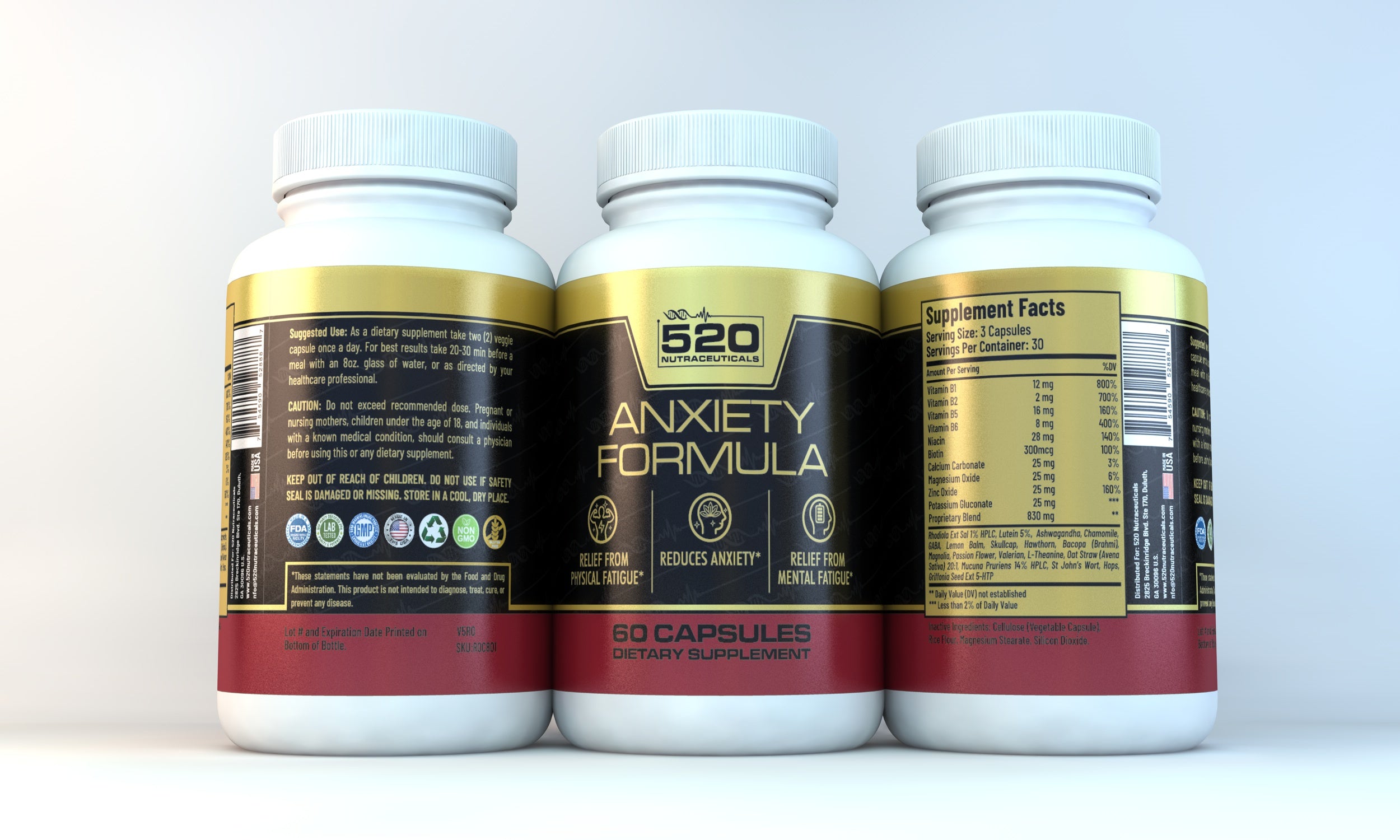 Anxiety Formula- Capsuled