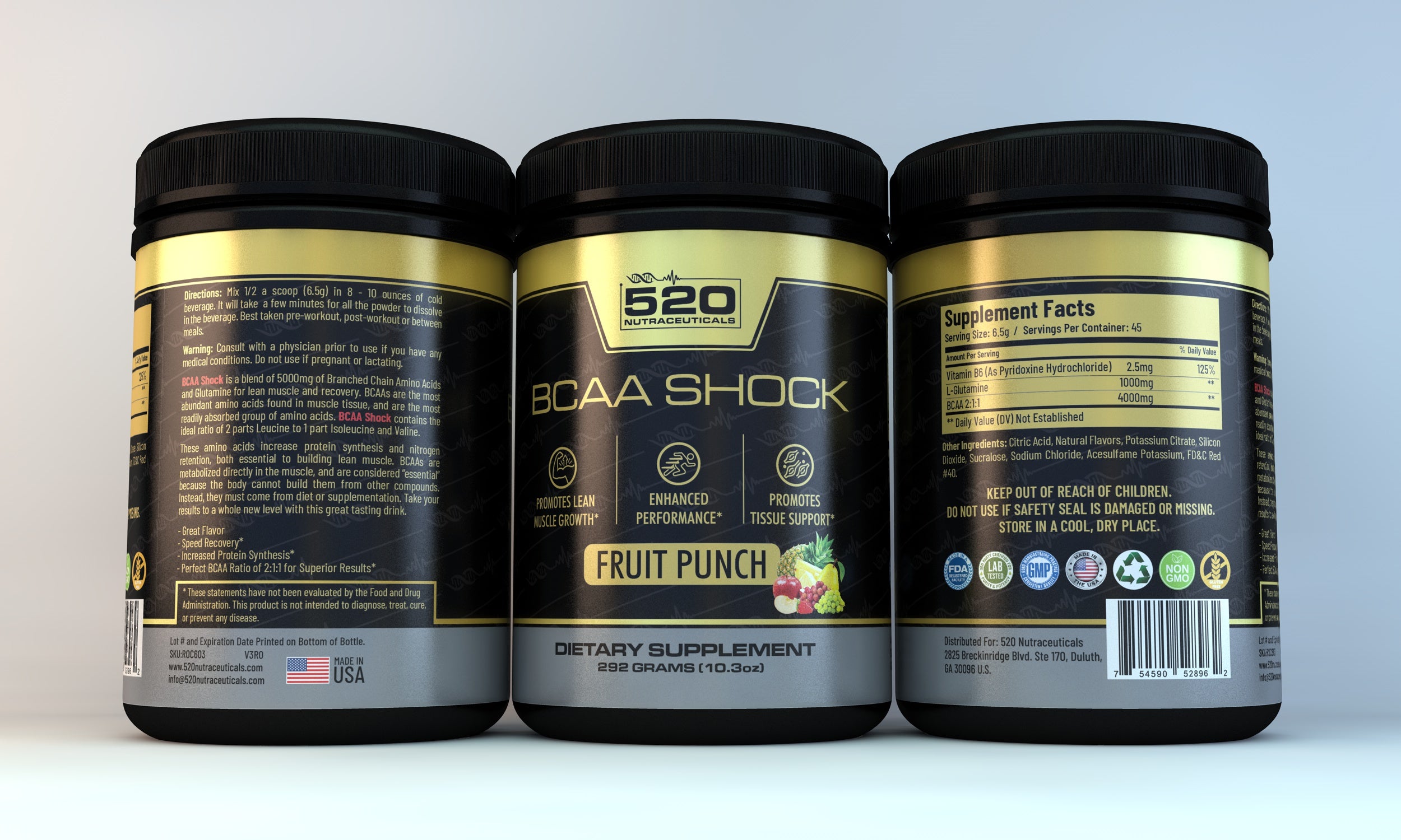 BCAA Shock- All Natural