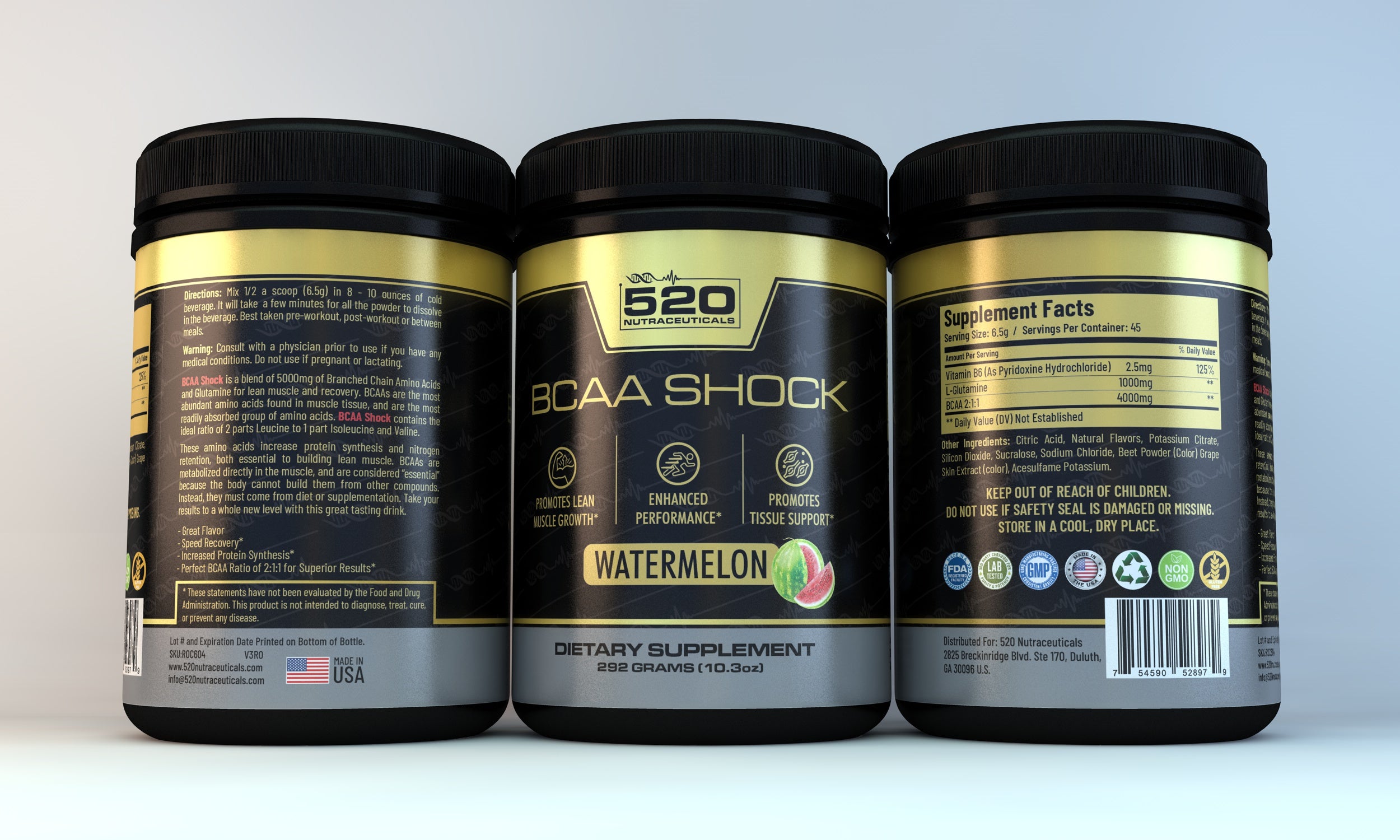 BCAA Shock- All Natural