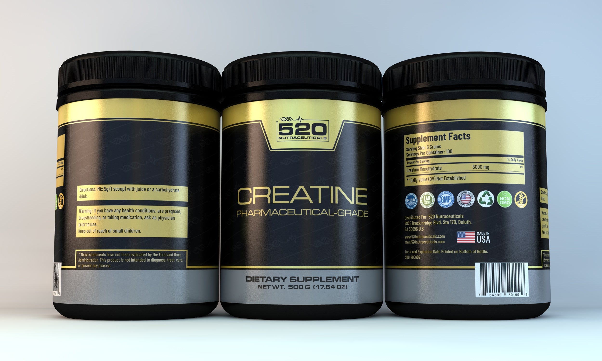 Creatine Pharmaceutical-Grade| Monohydrate