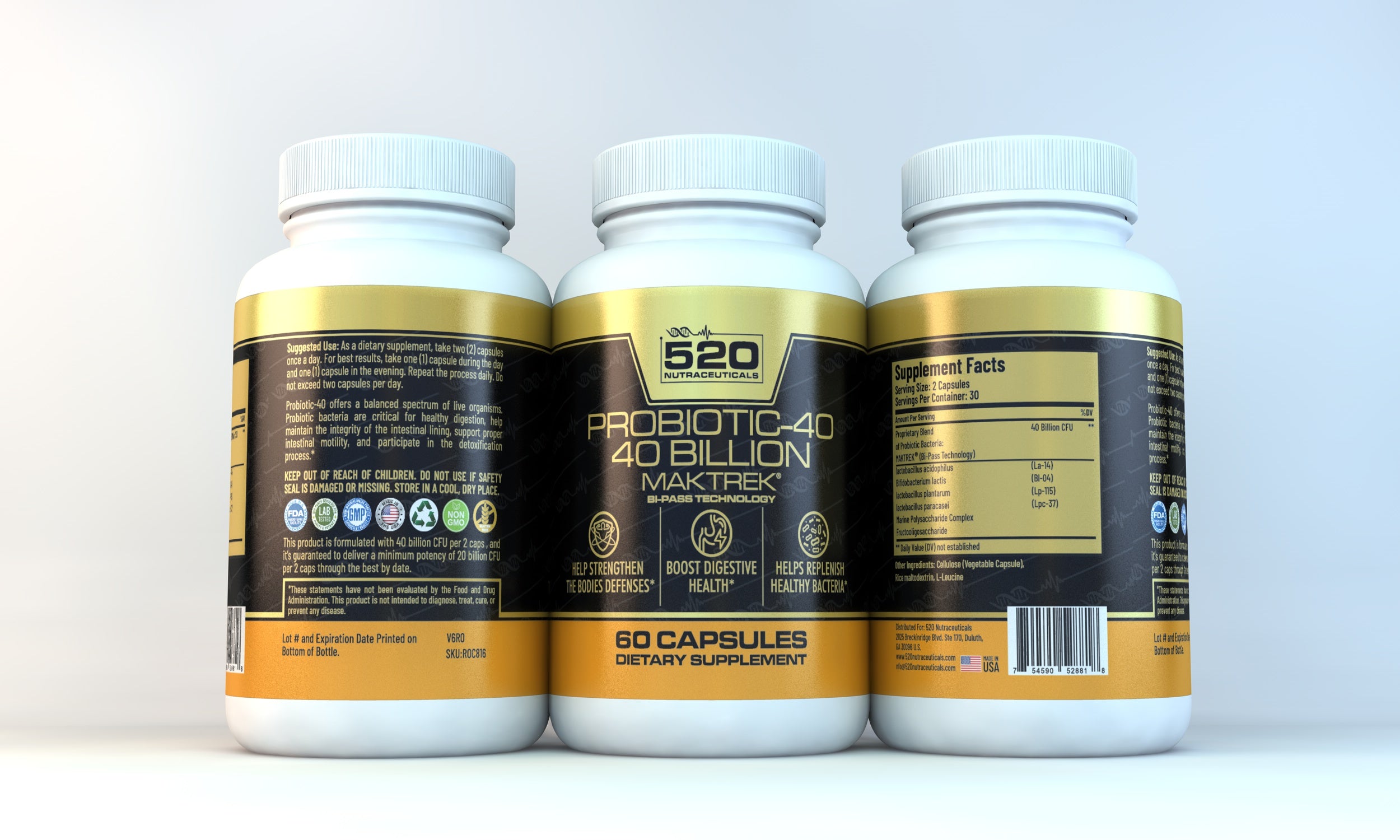 Probiotic- 40 Billion CFU